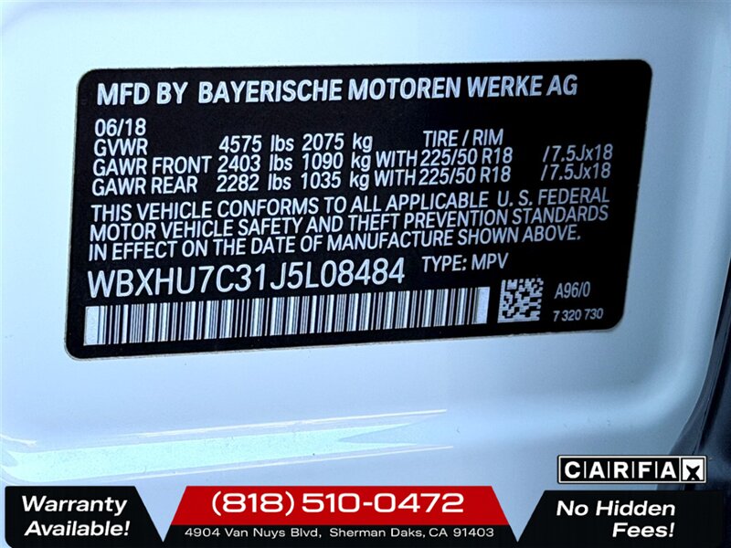 2018 BMW X1 sDrive28i - Photo 26 - Sherman Oaks, CA 91403-1701