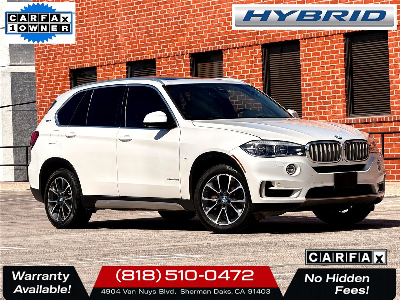 2017 BMW X5 xDrive40e iPerformance   - Photo 1 - Sherman Oaks, CA 91403-1701