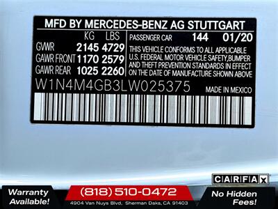 2020 Mercedes-Benz GLB GLB 250 - Photo 29 - Sherman Oaks, CA 91403-1701
