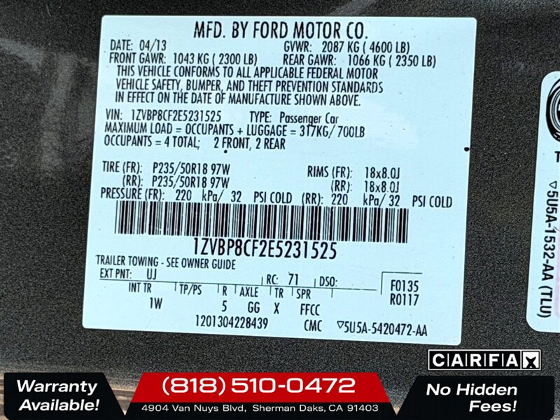 2014 Ford Mustang GT - Photo 20 - Sherman Oaks, CA 91403-1701