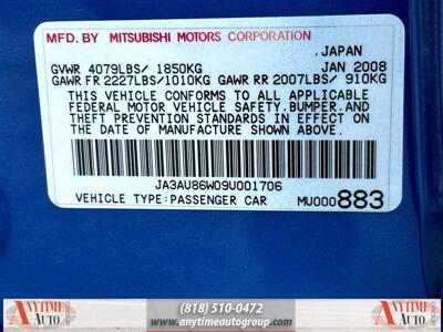 2009 Mitsubishi Lancer GTS   - Photo 28 - Sherman Oaks, CA 91403-1701