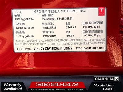 2014 Tesla Model S P85D   - Photo 29 - Sherman Oaks, CA 91403-1701