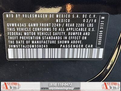 2016 Volkswagen Jetta 2.0T GLI SE 2.0   - Photo 12 - Sherman Oaks, CA 91403-1701