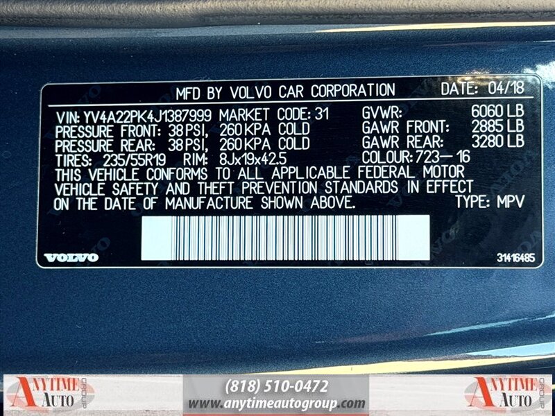 2018 Volvo XC90 T6 Momentum - Photo 33 - Sherman Oaks, CA 91403-1701