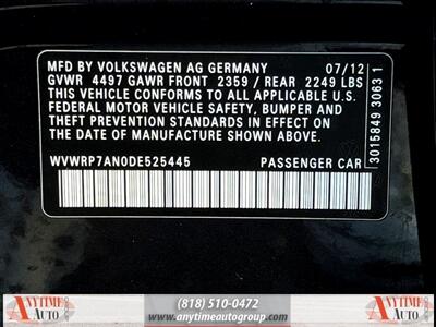 2013 Volkswagen CC 2.0T Lux   - Photo 25 - Sherman Oaks, CA 91403-1701