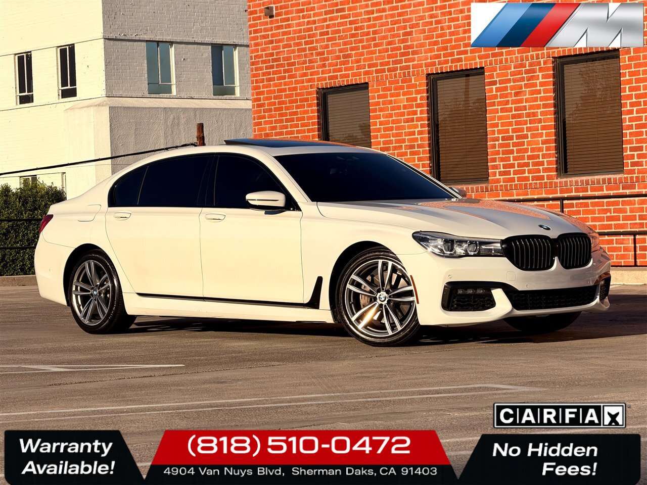 2019 BMW 740i   - Photo 1 - Sherman Oaks, CA 91403-1701