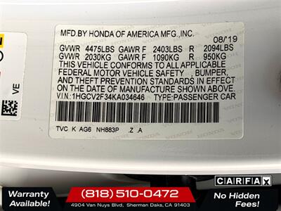 2019 Honda Accord Sport - Photo 30 - Sherman Oaks, CA 91403-1701