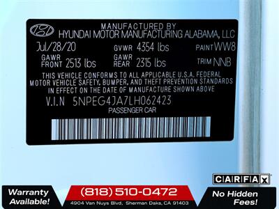 2020 Hyundai SONATA SE - Photo 30 - Sherman Oaks, CA 91403-1701
