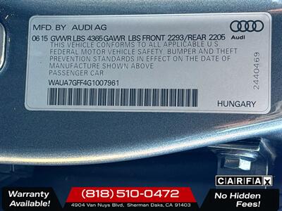 2016 Audi A3 1.8T Premium - Photo 30 - Sherman Oaks, CA 91403-1701