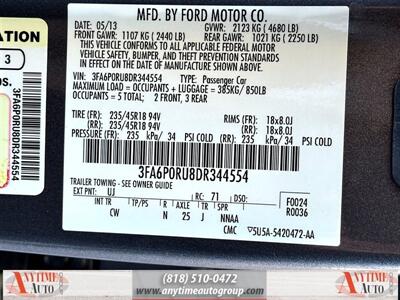 2013 Ford Fusion Hybrid Titanium   - Photo 29 - Sherman Oaks, CA 91403-1701