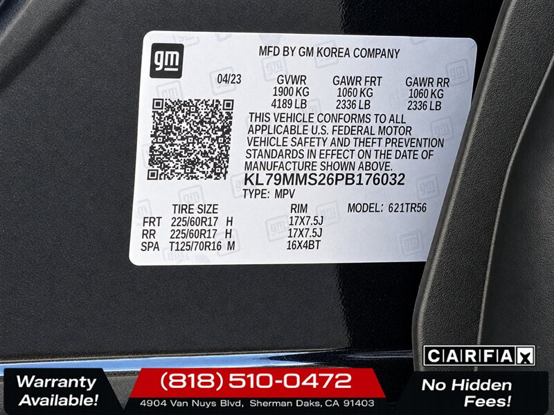2023 Chevrolet Trailblazer LS   - Photo 25 - Sherman Oaks, CA 91403-1701
