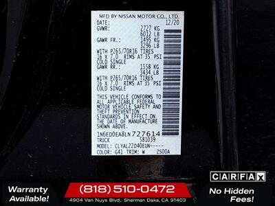 2020 Nissan Frontier SV - Photo 25 - Sherman Oaks, CA 91403-1701