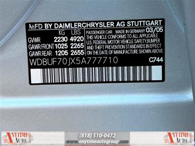 2005 Mercedes-Benz E 500 Base - Photo 23 - Sherman Oaks, CA 91403-1701