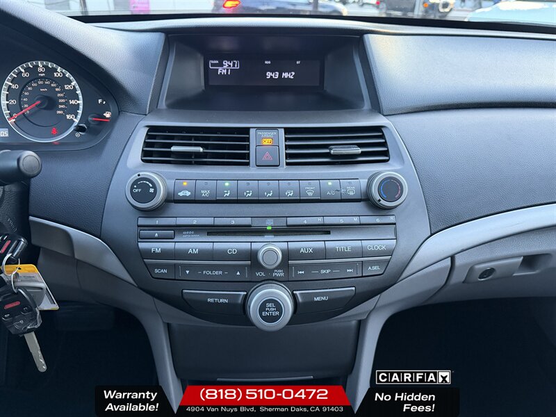 2012 Honda Accord LX 2.4   - Photo 9 - Sherman Oaks, CA 91403-1701