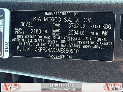 2021 Kia Forte LXS   - Photo 27 - Sherman Oaks, CA 91403-1701