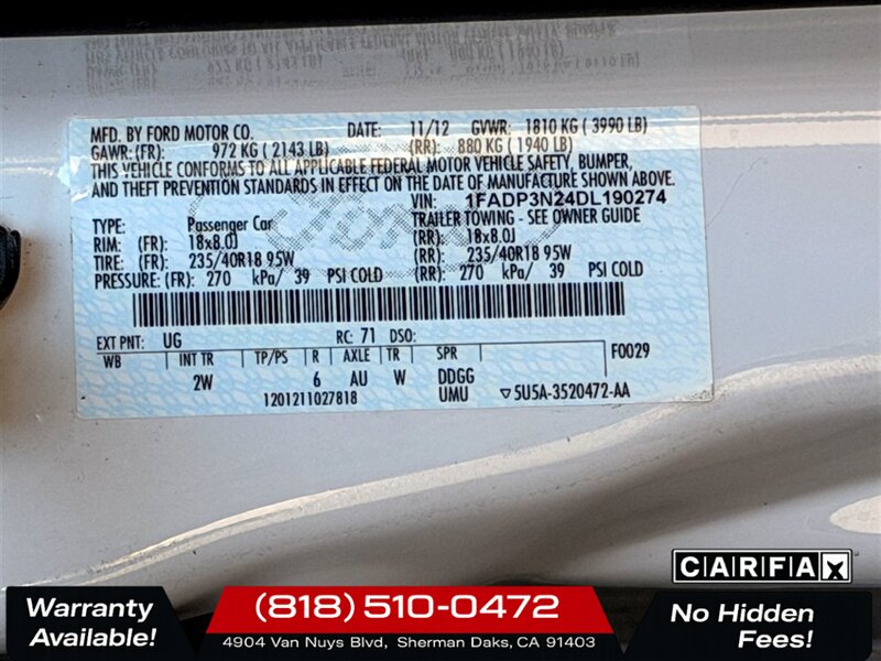 2013 Ford Focus Titanium - Photo 28 - Sherman Oaks, CA 91403-1701