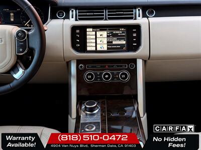 2015 Land Rover Range Rover 3.0L V6 Supercharged HSE   - Photo 10 - Sherman Oaks, CA 91403-1701