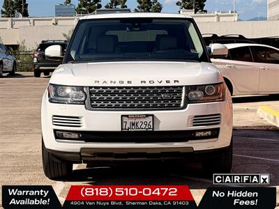 2015 Land Rover Range Rover 3.0L V6 Supercharged HSE   - Photo 2 - Sherman Oaks, CA 91403-1701
