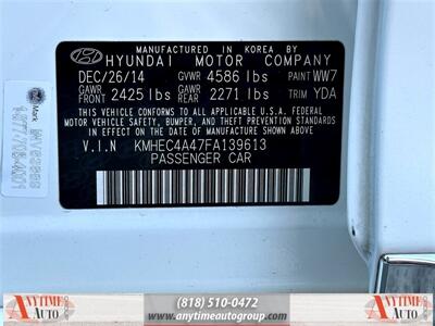 2015 Hyundai SONATA Hybrid   - Photo 26 - Sherman Oaks, CA 91403-1701