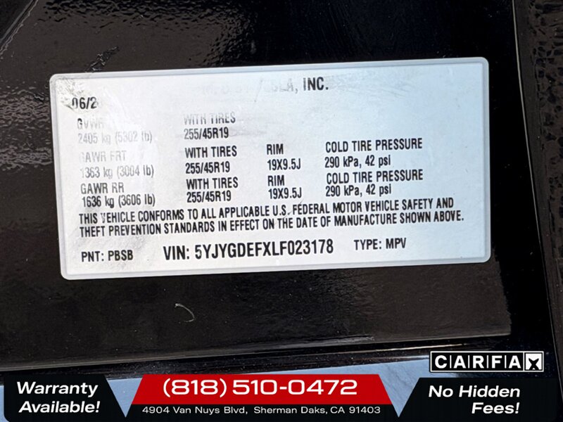 2020 Tesla Model Y Performance   - Photo 27 - Sherman Oaks, CA 91403-1701