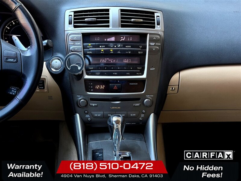2007 Lexus IS 250 - Photo 12 - Sherman Oaks, CA 91403-1701