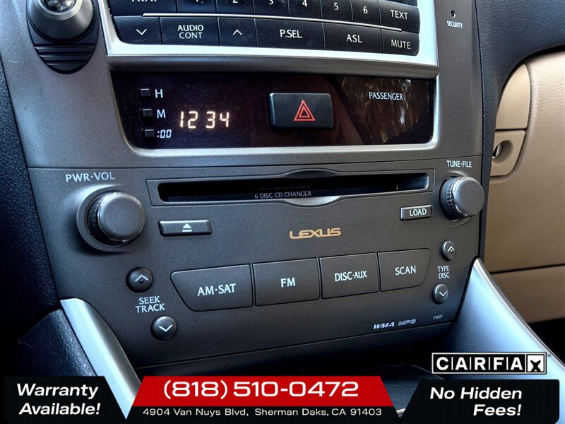2007 Lexus IS 250 - Photo 18 - Sherman Oaks, CA 91403-1701