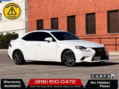 2015 Lexus IS 250  F-SPORT Sedan