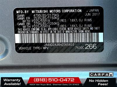 2017 Mitsubishi Outlander ES   - Photo 26 - Sherman Oaks, CA 91403-1701