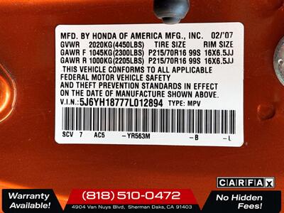 2007 Honda Element EX - Photo 24 - Sherman Oaks, CA 91403-1701