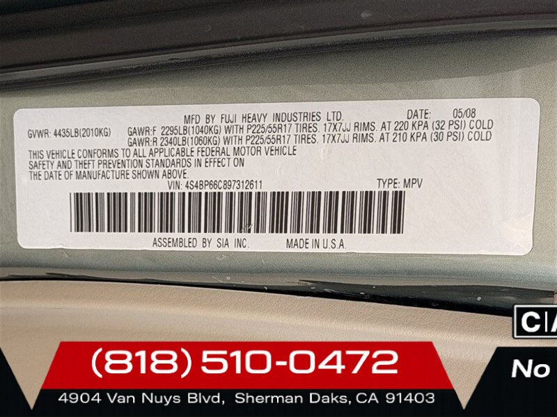 2009 Subaru Outback 2.5i Limited - Photo 35 - Sherman Oaks, CA 91403-1701