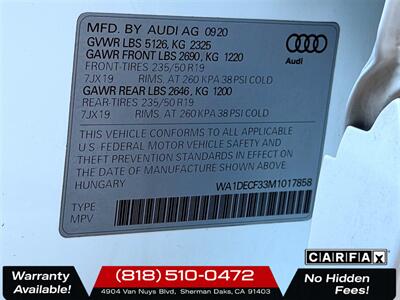2021 Audi Q3 quattro S line Premium 45 TFSI - Photo 28 - Sherman Oaks, CA 91403-1701