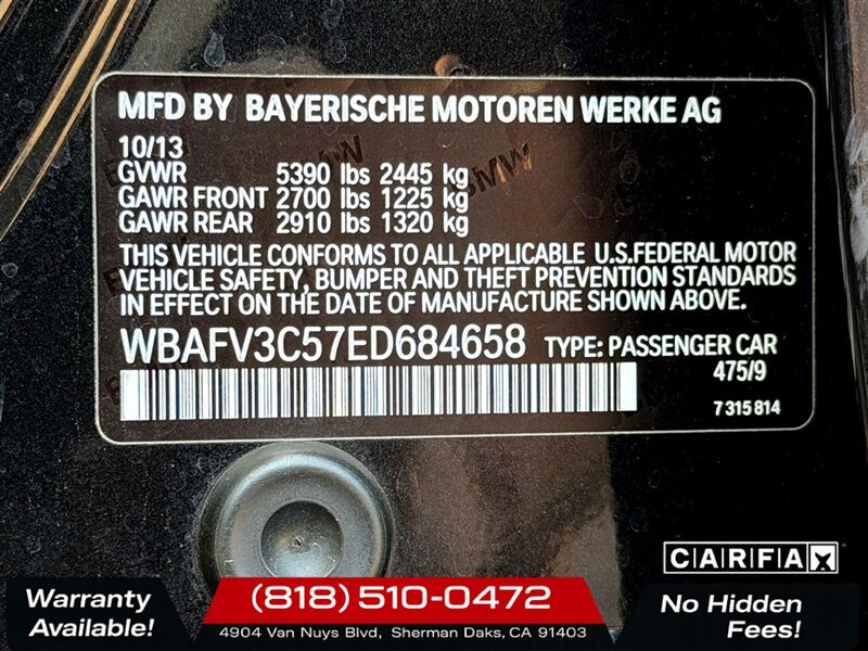 2014 BMW 535d xDrive - Photo 31 - Sherman Oaks, CA 91403-1701