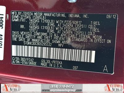 2013 Toyota Sienna LE 8-Passenger   - Photo 29 - Sherman Oaks, CA 91403-1701