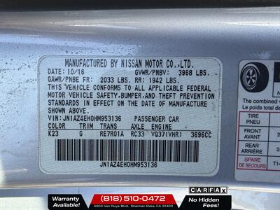 2017 Nissan 370Z   - Photo 12 - Sherman Oaks, CA 91403-1701