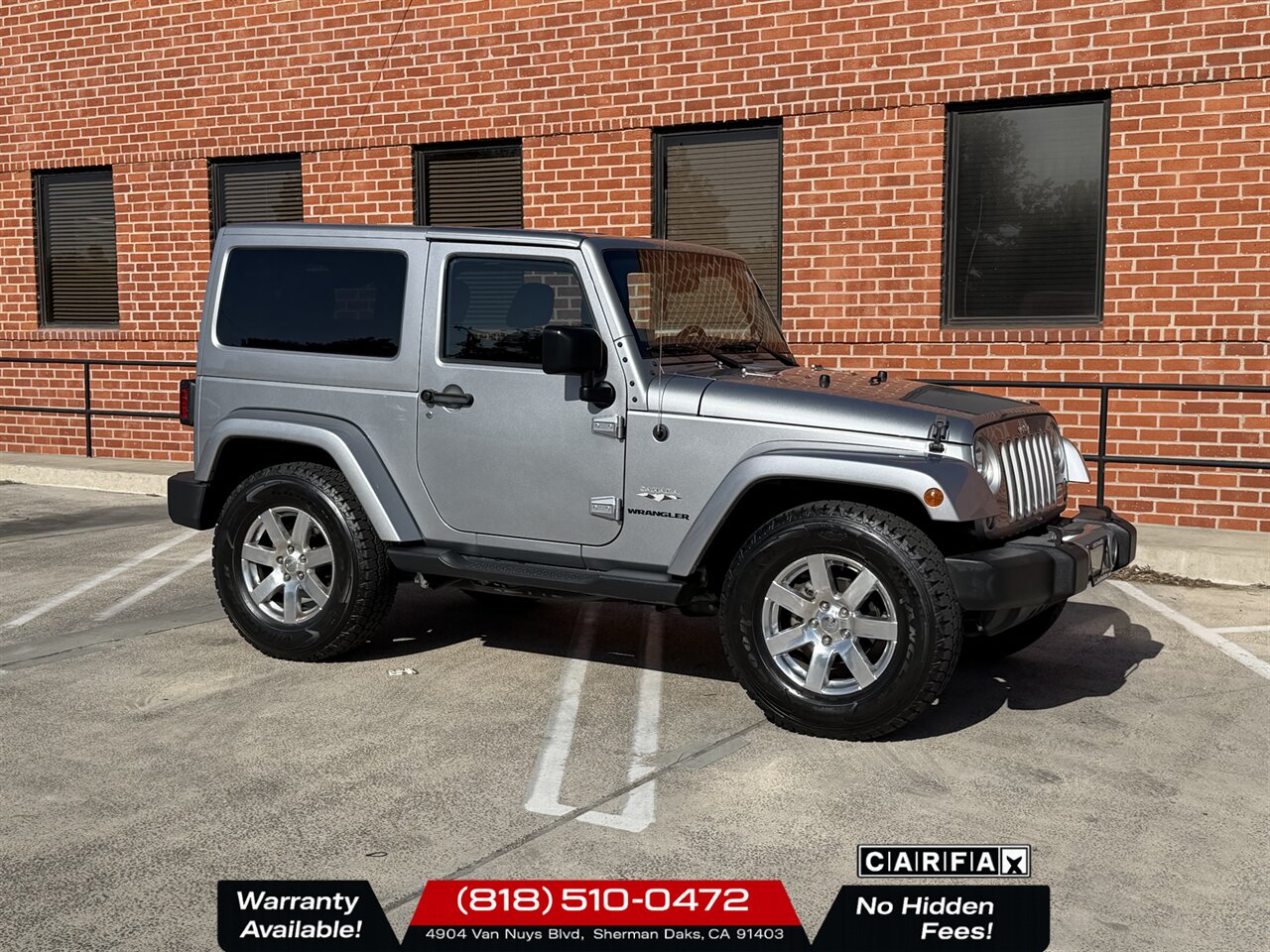 2016 Jeep Wrangler Sahara   - Photo 1 - Sherman Oaks, CA 91403-1701