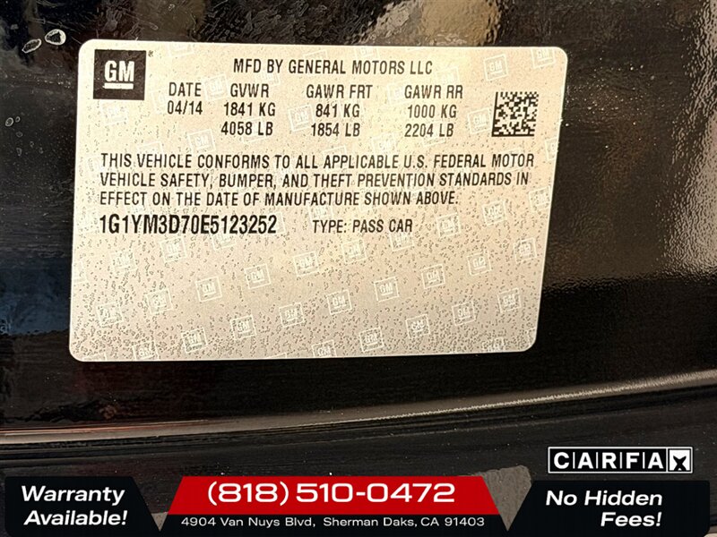 2014 Chevrolet Corvette Z51 3LT   - Photo 31 - Sherman Oaks, CA 91403-1701