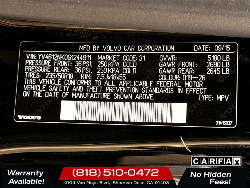 2016 Volvo XC70 T5 Premier - Photo 25 - Sherman Oaks, CA 91403-1701
