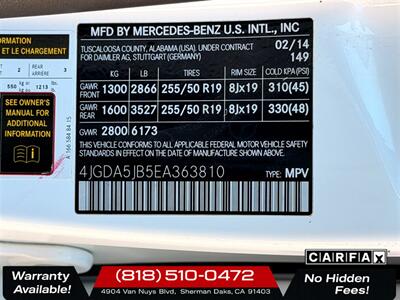 2014 Mercedes-Benz ML 350 - Photo 30 - Sherman Oaks, CA 91403-1701