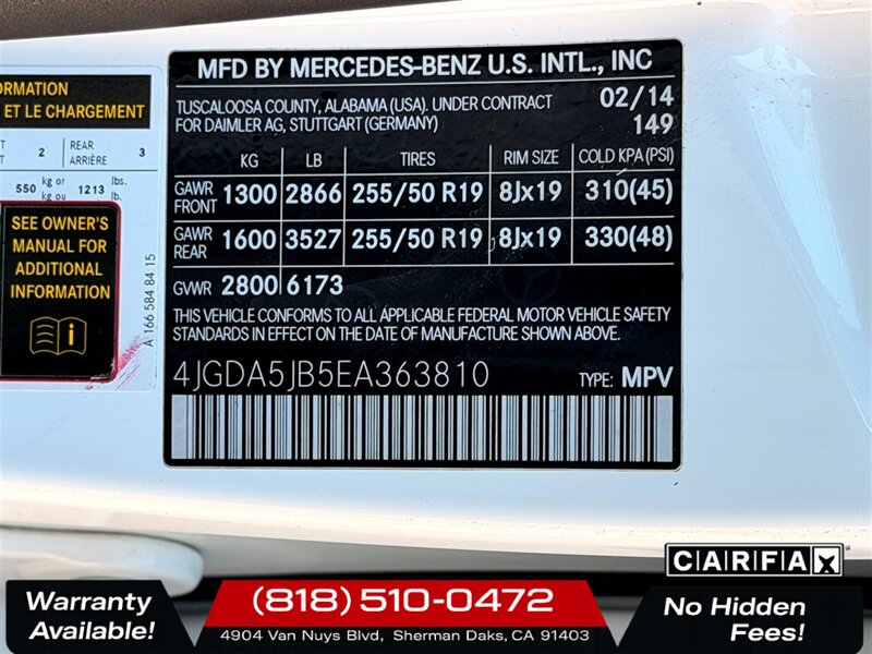 2014 Mercedes-Benz ML 350 - Photo 30 - Sherman Oaks, CA 91403-1701