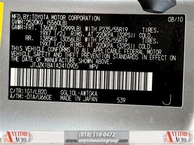 2010 Lexus RX 350   - Photo 30 - Sherman Oaks, CA 91403-1701