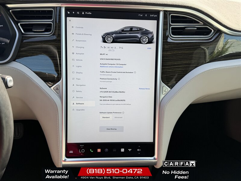 2014 Tesla Model S 85 - Photo 13 - Sherman Oaks, CA 91403-1701