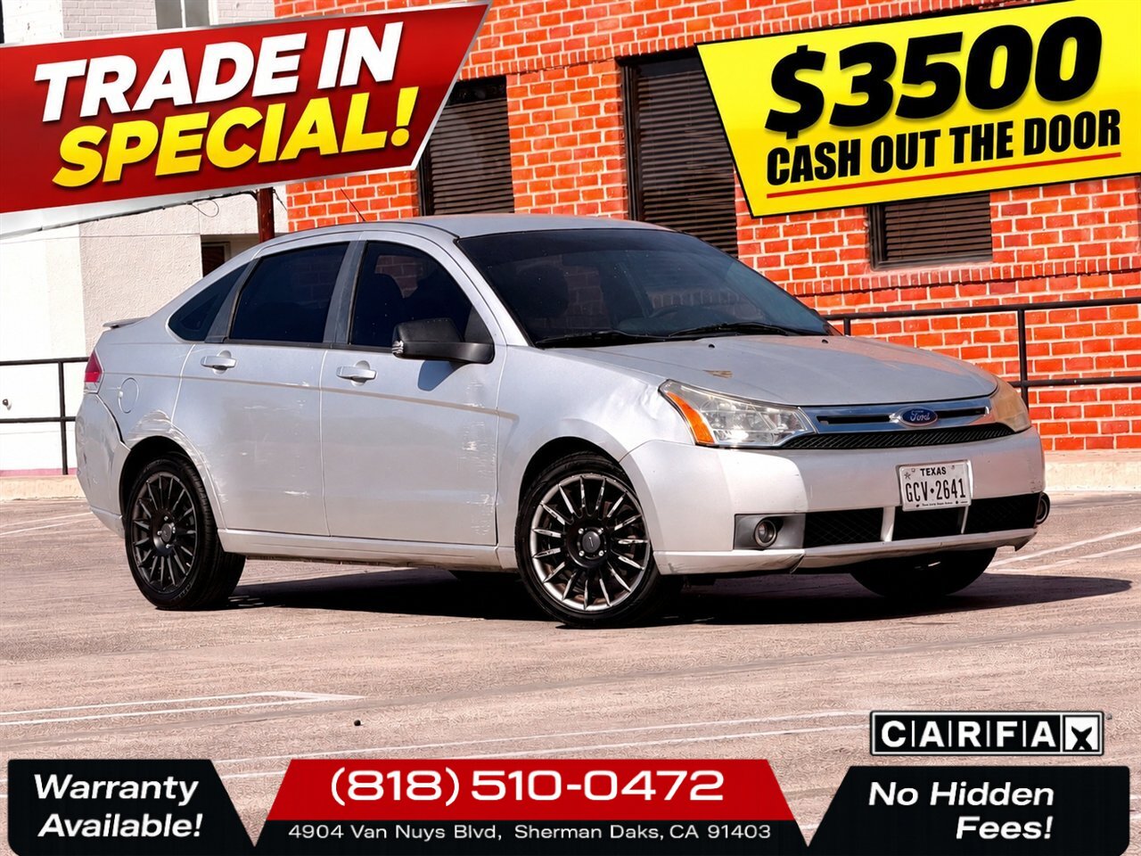 2009 Ford Focus SES   - Photo 1 - Sherman Oaks, CA 91403-1701