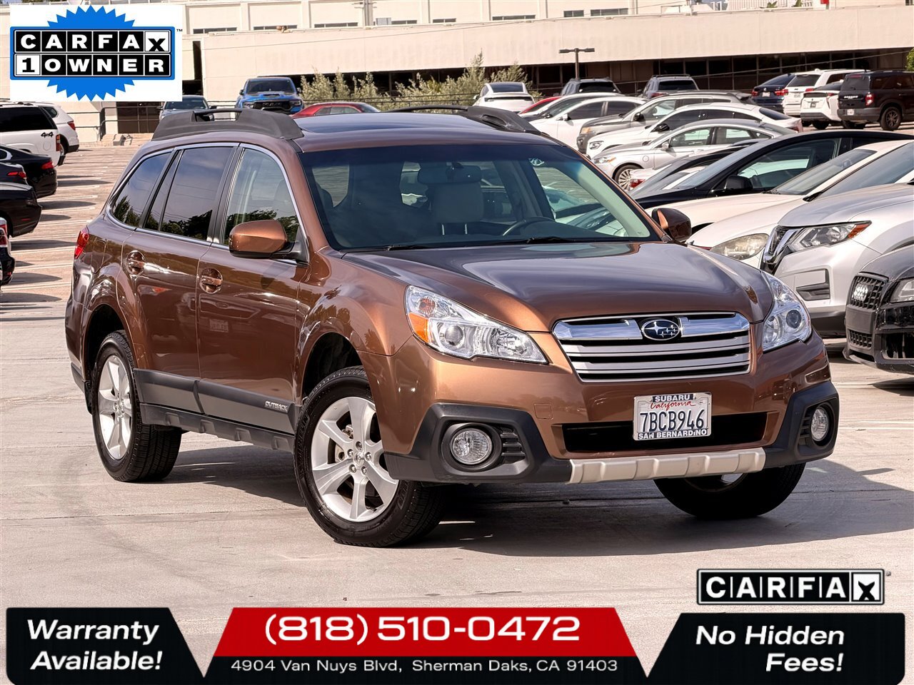 2013 Subaru Outback 2.5i Limited   - Photo 1 - Sherman Oaks, CA 91403-1701