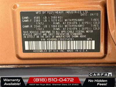 2013 Subaru Outback 2.5i Limited   - Photo 6 - Sherman Oaks, CA 91403-1701