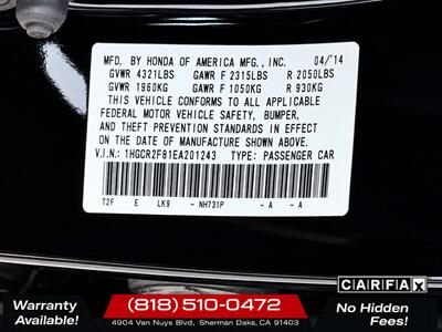 2014 Honda Accord EX-L w/Navi   - Photo 29 - Sherman Oaks, CA 91403-1701
