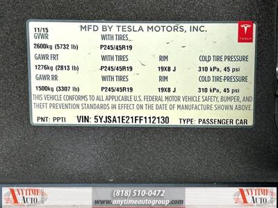 2015 Tesla Model S 70D   - Photo 31 - Sherman Oaks, CA 91403-1701