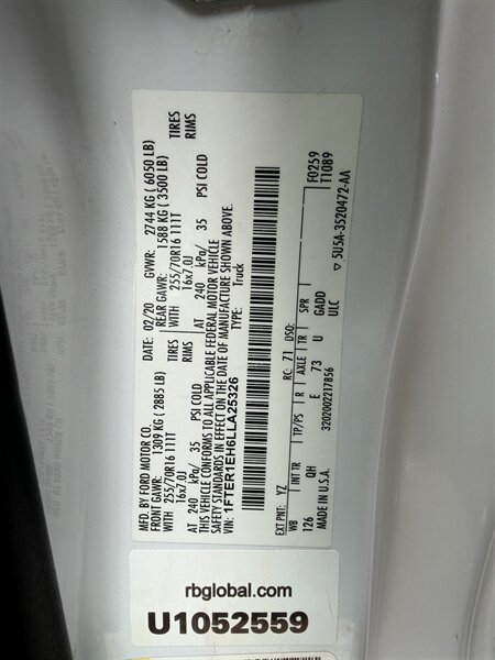2020 Ford Ranger XL   - Photo 13 - Sherman Oaks, CA 91403-1701