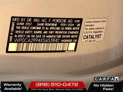 1999 Porsche 911 Carrera   - Photo 28 - Sherman Oaks, CA 91403-1701