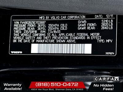 2012 Volvo XC70 T6   - Photo 28 - Sherman Oaks, CA 91403-1701