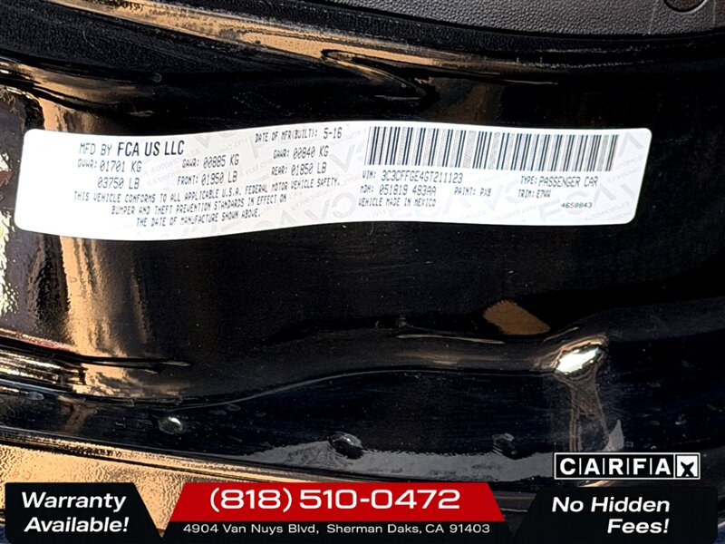 2016 FIAT 500e Battery Electric - Photo 20 - Sherman Oaks, CA 91403-1701